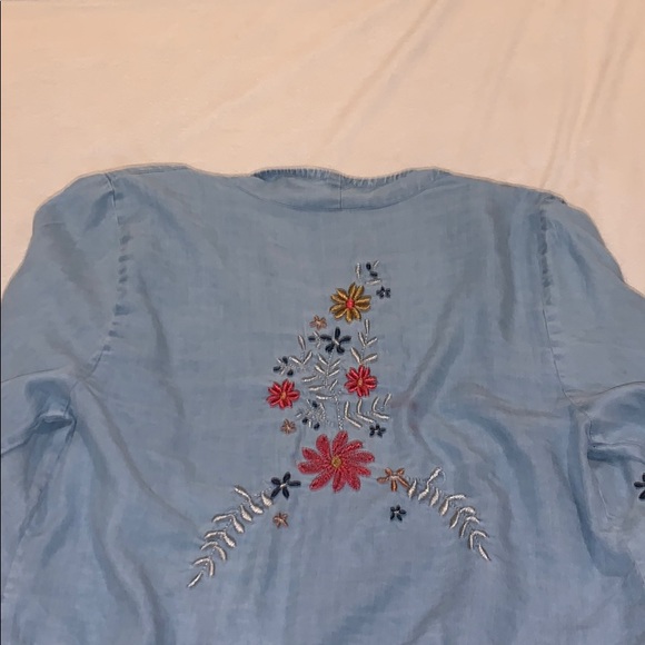 Denim floral jacket - Picture 7 of 7